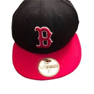 MLB NEW ERA BOSTON RED SOX Fitted Baseball Cap 59FIFTY like new